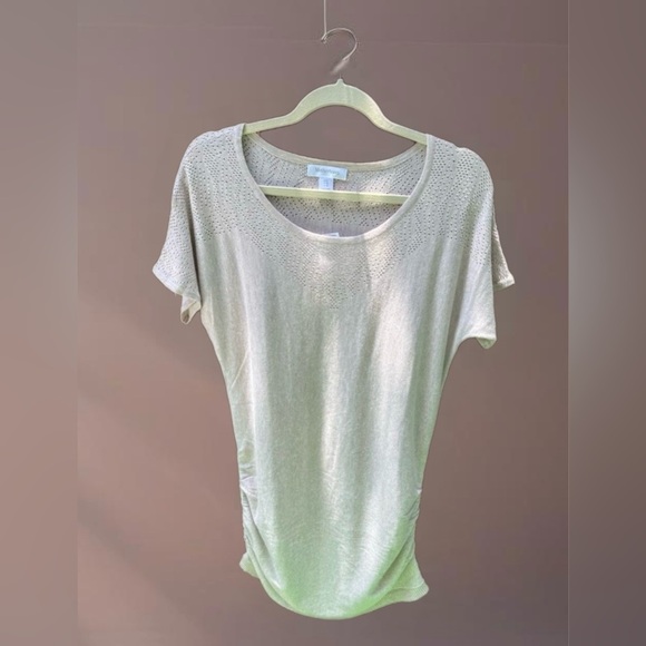 Motherhood Maternity Dresses & Skirts - NWT Motherhood Maternity Aladdin Dress 100% Cotton Short Sleeve Lightweight SZ L